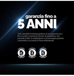Innoliving Bilancia Digitale Cucina Acciaio Inox 5kg Ciotola 1.8L Display LCD