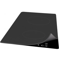iGenio Tappetino Cottura Piano Induzione Silicone Nero Fumè Protezione 30x52 cm