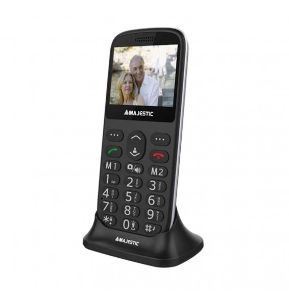 New Majestic TLF-Sileno 72 5,87 cm (2.31") 76,5 g Nero Telefono per anziani
